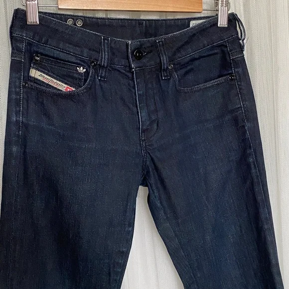 Diesel Women’s Boot Cut Jeans in Dark Indigo - Picture 4 of 13